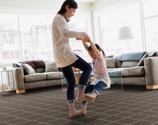 family-on-floor | Redd Flooring & Design Center