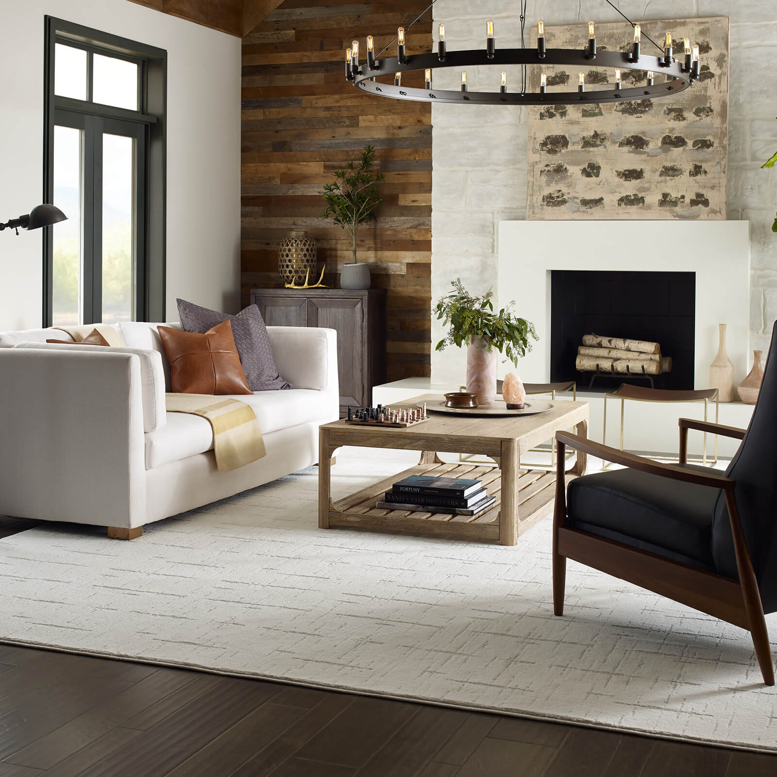 Living room hardwood flooring | Redd Flooring & Design Center