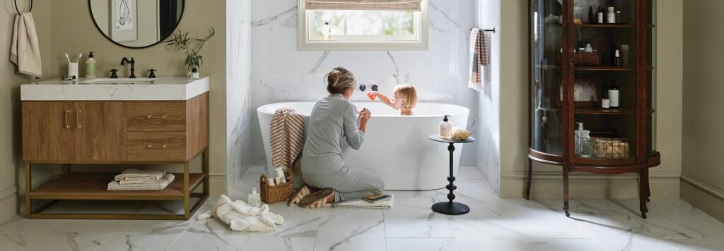 Bathroom tile flooring | Redd Flooring & Design Center