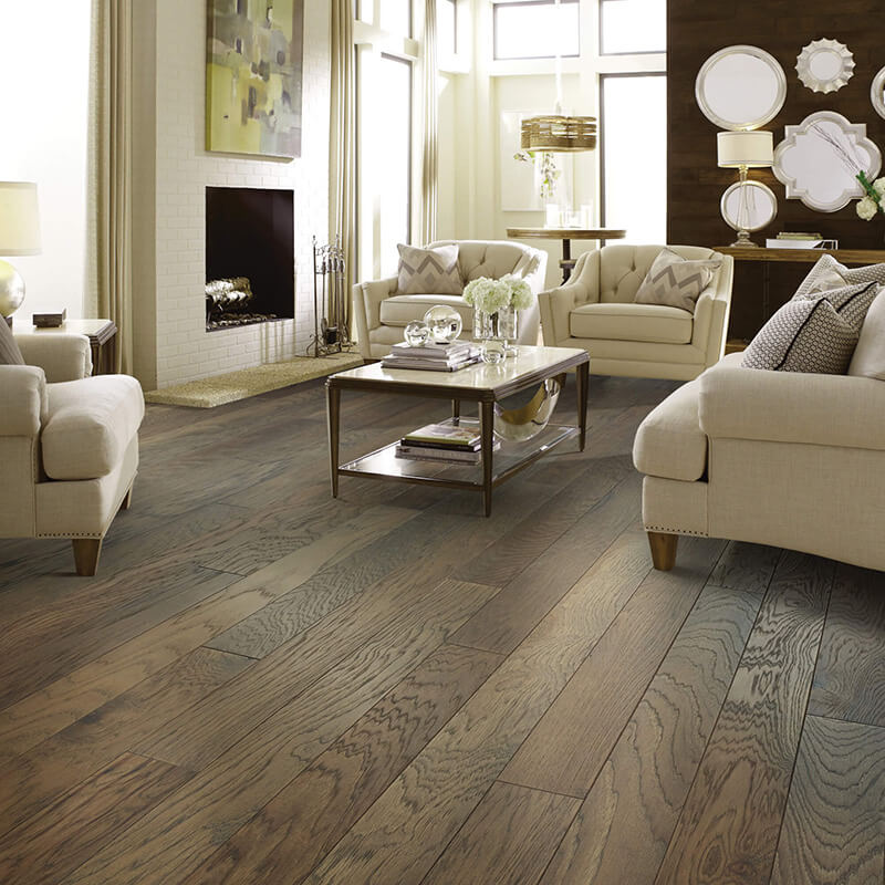 Living Room Hardwood Flooring | Redd Flooring & Design Center